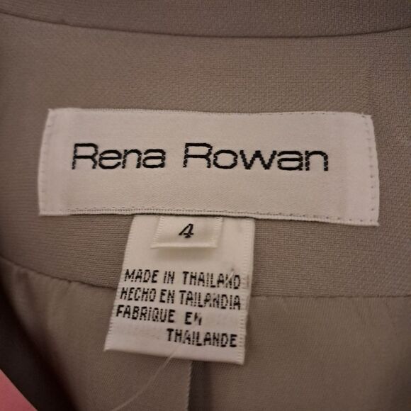 Rena Rowan blazer women's 4 green formal evening career workwear party office - Picture 8 of 15